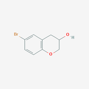 molecular formula C9H9BrO2 B12276363 6-Bromochroman-3-ol CAS No. 136513-99-0