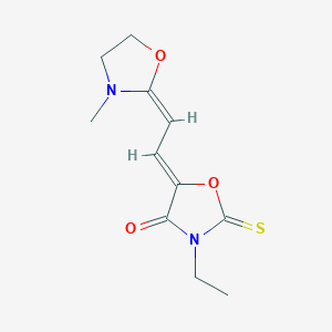 3-Ethyl-5-[2-(3-methyloxazolidin-2-ylidene)ethylidene]-2-thioxooxazolidin-4-one