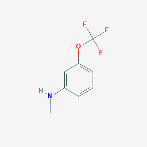 molecular formula C8H8F3NO B12276403 N-methyl-3-(trifluoromethoxy)aniline 