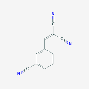 molecular formula C11H5N3 B12276460 2-(3-Cyanobenzylidene)malononitrile 