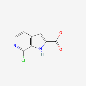 Methyl 7-chloro-1H-pyrrolo[2,3-C]pyridine-2-carboxylate