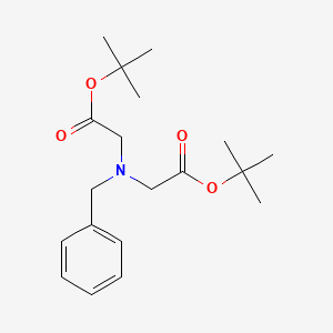 molecular formula C19H29NO4 B12276467 N-Bis(tert-butylacetate) bnezylamine 