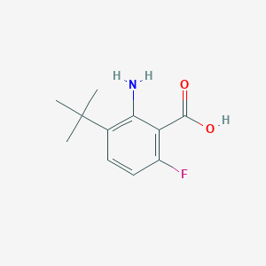 2-Amino-3-tert-butyl-6-fluoro-benzoic acid