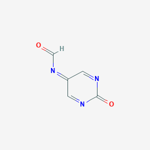 molecular formula C5H3N3O2 B12276534 Formamide, N-(1,2-dihydro-2-oxo-5-pyrimidinyl)-(9CI) 