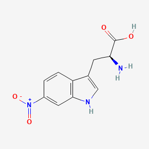 molecular formula C11H11N3O4 B1227654 6-Nitrotryptophan CAS No. 46885-76-1