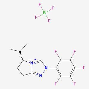 molecular formula C14H13BF9N3 B12276562 8-Isopropyltriazole salt 