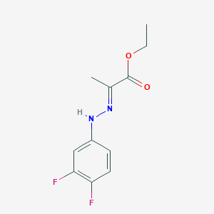 ethyl (2E)-2-[(3,4-difluorophenyl)hydrazinylidene]propanoate