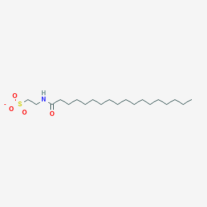 molecular formula C20H40NO4S- B1227661 N-硬脂酰牛磺酸(1-) 