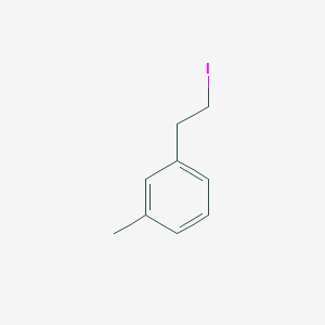 molecular formula C9H11I B12276624 1-(2-Iodoethyl)-3-methylbenzene CAS No. 114686-67-8