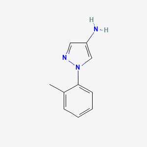 molecular formula C10H11N3 B12276642 1-(2-methylphenyl)-1H-pyrazol-4-amine CAS No. 90839-85-3