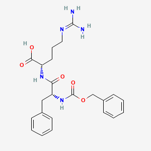 molecular formula C23H29N5O5 B12276655 Z-D-Phe-Arg-OH 