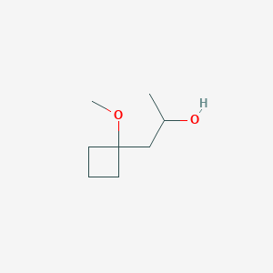 1-(1-Methoxycyclobutyl)propan-2-ol