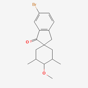 6-bromo-4'-methoxy-3',5'-dimethylspiro[3H-indene-2,1'-cyclohexane]-1-one