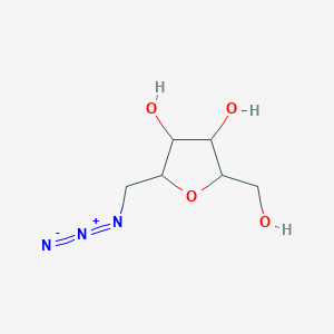 2-(Azidomethyl)-5-(hydroxymethyl)oxolane-3,4-diol