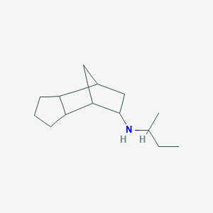 molecular formula C14H25N B12276725 N-(butan-2-yl)tricyclo[5.2.1.0,2,6]decan-8-amine 