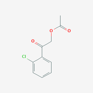 molecular formula C10H9ClO3 B12276728 2-(2-Chlorophenyl)-2-oxoethyl acetate 