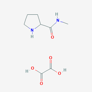 (2S)-N-methylpyrrolidine-2-carboxamide;oxalic acid