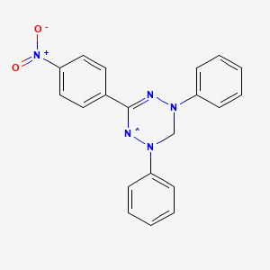 molecular formula C20H16N5O2 B1227681 6-(4-Nitrophenyl)-2,4-diphenylverdazyl CAS No. 31994-78-2
