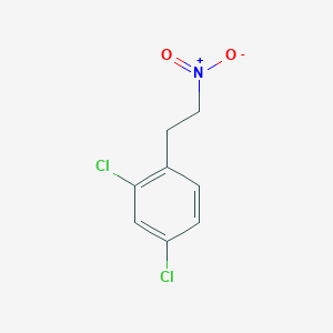 molecular formula C8H7Cl2NO2 B12276863 1-(2,4-Dichlorophenyl)-2-nitroethane 