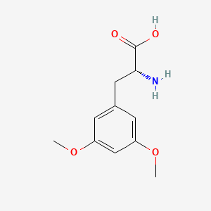 molecular formula C11H15NO4 B12276889 3,5-Dimethoxy-D-phenylalanine 