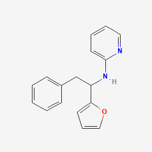 N-(1-(furan-2-yl)-2-phenylethyl)pyridin-2-amine