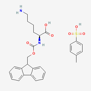 molecular formula C28H32N2O7S B12276908 Fmoc-Lys-OH.TosOH 