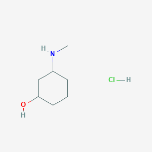 3-(Methylamino)cyclohexan-1-ol hydrochloride