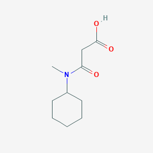 3-[Cyclohexyl(methyl)amino]-3-oxopropanoic acid