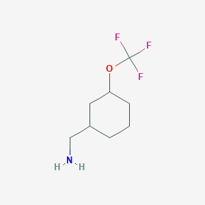 1-[3-(Trifluoromethoxy)cyclohexyl]methanamine