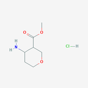 trans-4-Amino-tetrahydro-pyran-3-carboxylic acid methyl ester hydrochloride