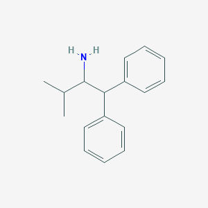 molecular formula C17H21N B12277017 (R)-2-Amino-3-methyl-1 1-diphenylbutane& 