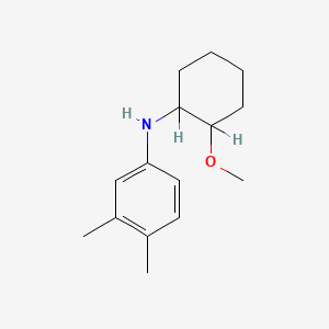 molecular formula C15H23NO B1227704 N-(2-methoxycyclohexyl)-3,4-dimethylaniline 