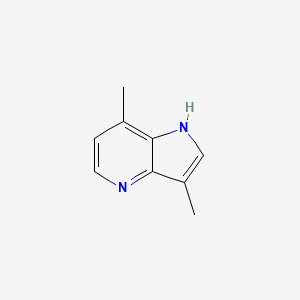 molecular formula C9H10N2 B12277068 3,7-Dimethyl-4-azaindole 