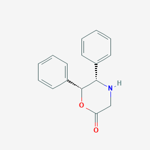 molecular formula C16H15NO2 B122771 (5S,6R)-5,6-二苯基-2-吗啉酮 CAS No. 144538-22-7