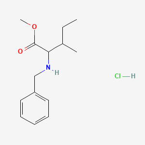 molecular formula C14H22ClNO2 B12277137 N-Benzyl-L-isoleucine methyl ester hydrochloride 