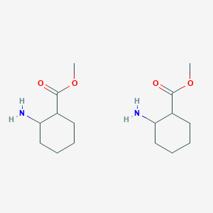 molecular formula C16H30N2O4 B12277141 methyl 2-aminocyclohexane-1-carboxylate 