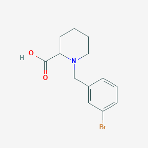 molecular formula C13H16BrNO2 B12277150 1-(3-Bromobenzyl)-2-carboxypiperidine 