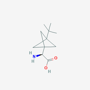 (2S)-2-amino-2-(3-tert-butyl-1-bicyclo[1.1.1]pentanyl)acetic acid