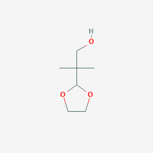 2-(1,3-Dioxolan-2-yl)-2-methyl-1-propanol