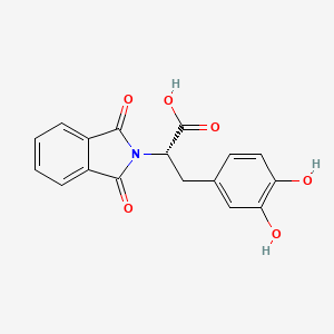 molecular formula C17H13NO6 B12277214 Pht-Dopa-OH 