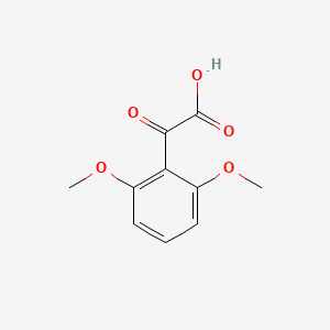 molecular formula C10H10O5 B12277218 2,6-Dimethoxybenzoylformic acid 