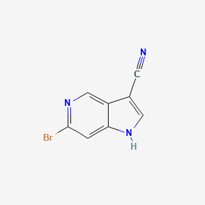 6-Bromo-1H-pyrrolo[3,2-c]pyridine-3-carbonitrile