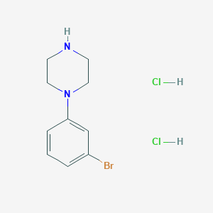 molecular formula C10H15BrCl2N2 B12277240 1-(3-Bromo-phenyl)-piperazine dihydrochloride 