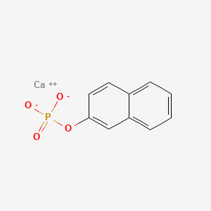 molecular formula C10H7CaO4P B12277272 Calcium naphthalen-2-yl phosphate CAS No. 71436-98-1