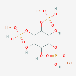 molecular formula C6H12Li3O15P3 B12277288 D-myo-Inositol1,4,5-TrisphosphateTrilithiumSalt 