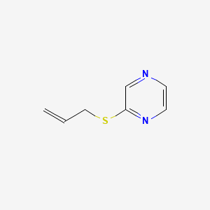 molecular formula C7H8N2S B1227732 2-(Allylthio)pyrazine CAS No. 164352-89-0