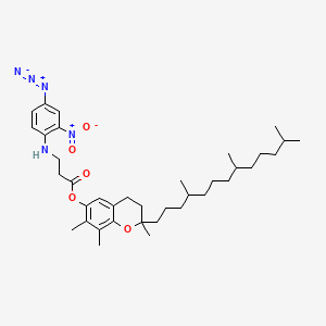 molecular formula C37H55N5O5 B1227734 Napa-gamma-tocopherol CAS No. 99332-97-5