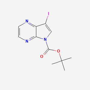 tert-butyl 7-iodo-5H-pyrrolo[2,3-b]pyrazine-5-carboxylate