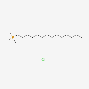 molecular formula C17H38ClP B1227736 Tetradecyltrimethylphosphonium chloride CAS No. 7368-64-1