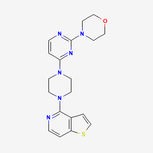 4-[4-(4-{Thieno[3,2-c]pyridin-4-yl}piperazin-1-yl)pyrimidin-2-yl]morpholine